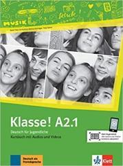 Klasse! A2.1 Podręcznik + audio + DVD online