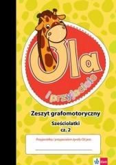 Żyrafa Ola. Zeszyt grafomotoryczny 6-latki cz.2