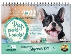 Kalendarz 2022 pocztówkowy Psy