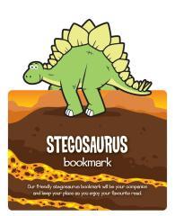Zwierzęca zakładka do książki Stegozaur