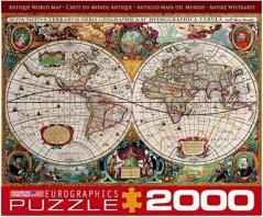 PUZZLE 2000 EL - Antyczna mapa Świata EUROGRAPHICS