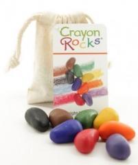 Kredki Crayon Rocks w bawełnianym woreczku - 8 kol