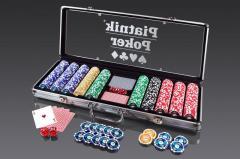 Piatnik Poker Alu-Case - 500 żetonów 14g PIATNIK