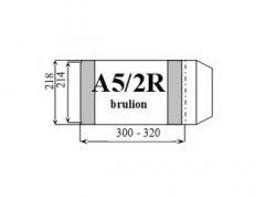 Okładka brulion regulowana A5/2R (25szt) D&D