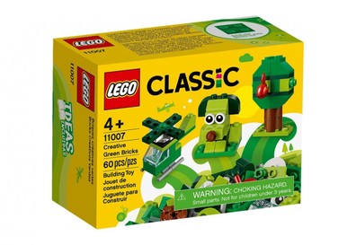 LEGO CLASSIC - Zielone klocki kreatywne 11007