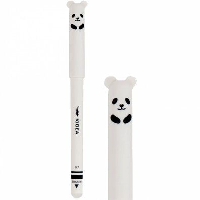 DŁUGOPIS WYMAZYWALNY 0,7mm - Biały Panda KIDEA