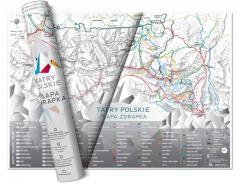 Mapa Zdrapka - Tatry Polskie