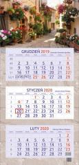 Kalendarz 2021 Trójdzielny Włoska uliczka ANIEW