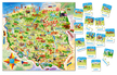 PUZZLE 100 EL + 28 EL - Mapa Polski CASTORLAND (2)
