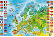 PUZZLE EDUKACYJNE 160 EL - Mapa Europy TREFL 15558 (2)