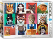 PUZZLE 1000 EL - Śmieszne koty, EUROGRAPHICS (1)