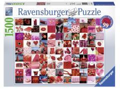 Puzzle 1500 99 czerwonych przedmiotów (1)
