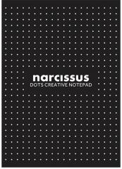 Blok A4/80K Narcisuss kropki czarny (6szt) (1)