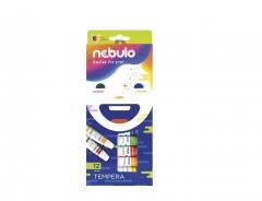 Farby tempera w tubie 12 kolorów NEBULO (1)