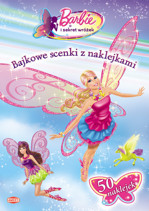 BAJKOWE SCENKI Z NAKLEJKAMI - Barbie wróżki (1)