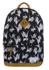 Plecak dwukomorowy czarny Origami PAUL&CO (1)