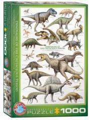 Puzzle 1000 Dinozaury z okresu Kredy (1)