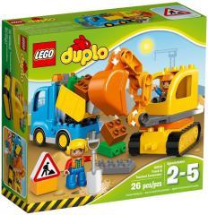 Lego DUPLO 10812 Ciężarówka i koparka gąsienicowa (1)