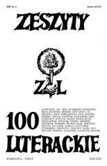 Zeszyty literackie 100 4/2007 (1)