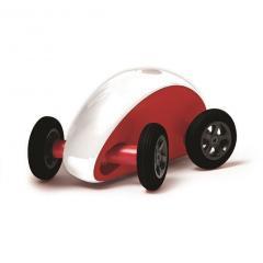 Samochodzik slalomowy - czerwono-biały (1)