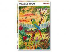 Puzzle 1000 - Ara Zielona PIATNIK (1)