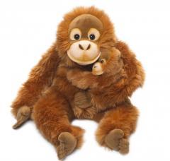 Orangutan mama z dzieckiem 30cm WWF (1)