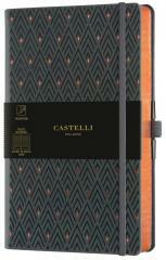 Notatnik 13x21cm linia Castelli Copper Dimonds (1)