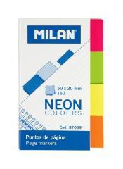 Indeksy neon kolorowe 50x20mm MILAN (1)