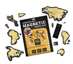 Mapa zdrapka magnet. - Travel Map Magnetic World (1)