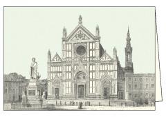 Karnet z kopertą ITW 009 Firenze Basilica S. Croce (1)