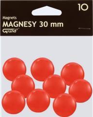 Magnes 30mm czerwony 10szt GRAND (1)