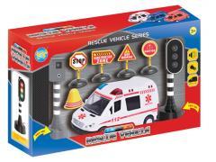 Auto ambulans ze znakami (1)
