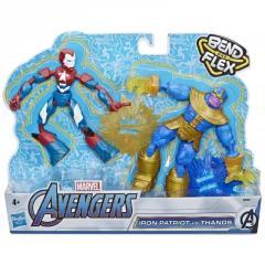 Avengers Bend and Flex Iron Patriot i Thanos (1)