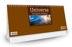 Kalendarz 2021 Biurkowy Universe - brązowy CRUX (1)