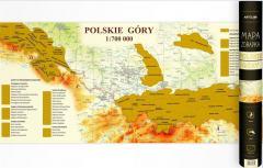 Mapa zdrapka - Polskie Góry 1:700 000 (1)