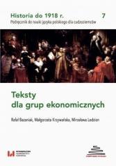 Historia do 1918 r. Teksty dla grup ekonomicznych (1)
