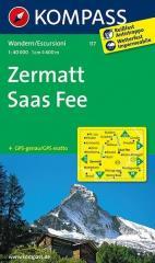 Zermatt Saas Fee1:50 000 Kompass (1)