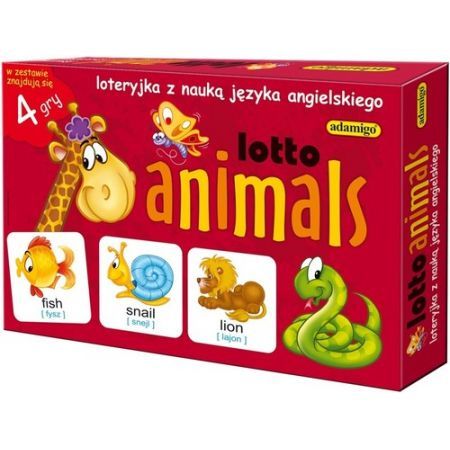 ANIMALS - Loteryjka z nauką angielskiego, ADAMIGO (1)
