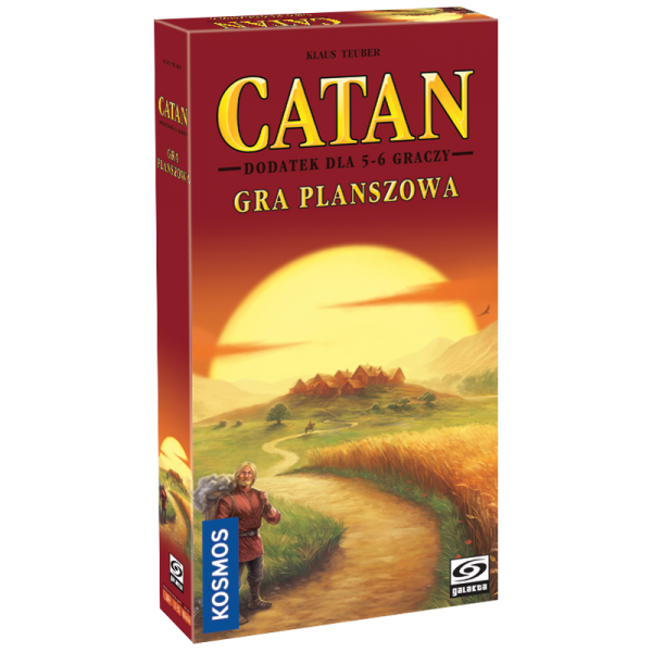 CATAN Osadnicy z Catanu (Dodatek) dla 5-6 graczy - Gra planszowa, GALAKTA (1)