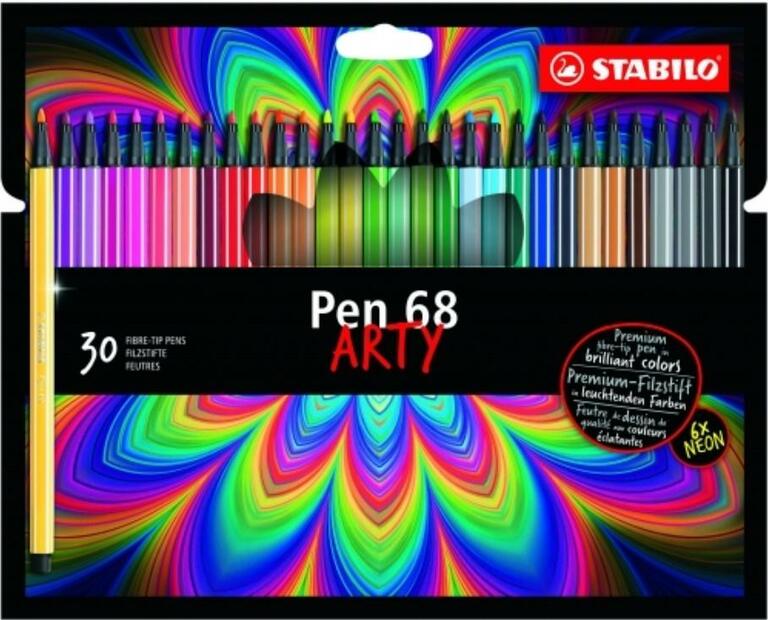 FLAMASTRY ARTY - 30 kolorów STABILO (1)