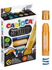 Farby w sztyfcie Temporello mealic 6 kol CARIOCA (1)