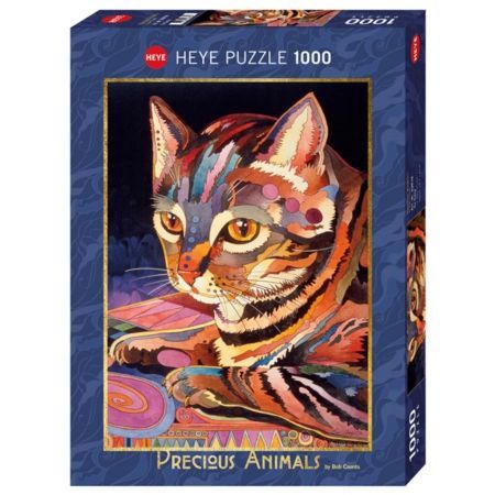 PUZZLE 1000 EL - Cenne zwierzęta - kot, HEYE (1)