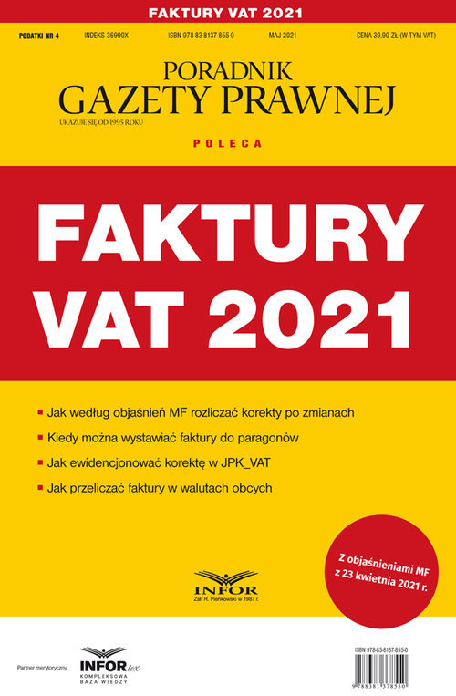 FAKTURY VAT 2021 - Poradnik prawny (1)