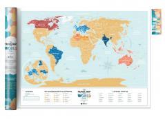 Mapa zdrapka - Travel Map Lagoon World PL (1)