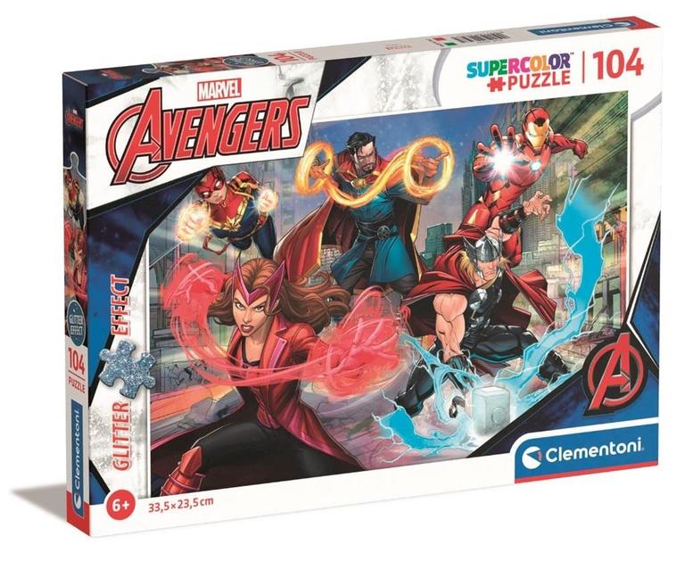 PUZZLE BROKAT 104 EL - The Avengers CLEMENTONI (1)