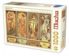 Puzzle 1000 Alfons Mucha, Cztery sezony (1)