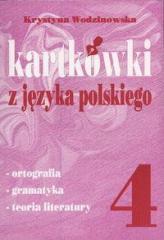 Kartkówki z języka polskiego klasa 4 (1)