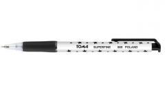 Długopis Superfine aut. 0,5mm czar. (30szt) TOMA (1)