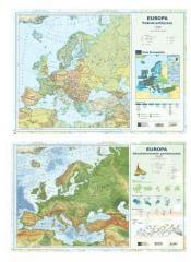 Mapa Europy A2 Dwustronna laminowana ART-MAP (1)