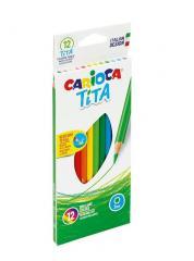 Kredki ołówkowe Tita 12 kolorów CARIOCA (1)